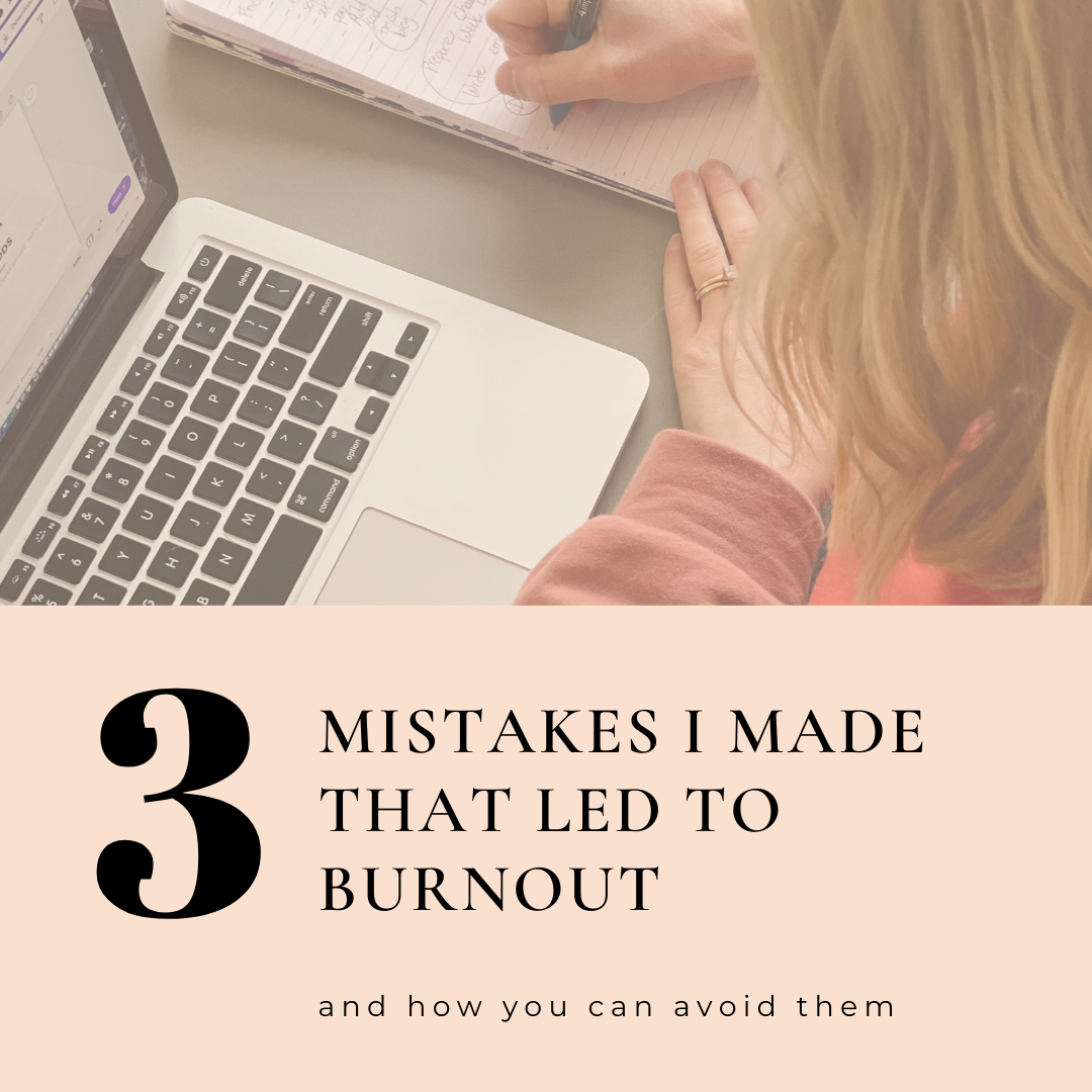Episode #8: 3 Mistakes I Made That Led to Burnout and How You Can Avoid Them