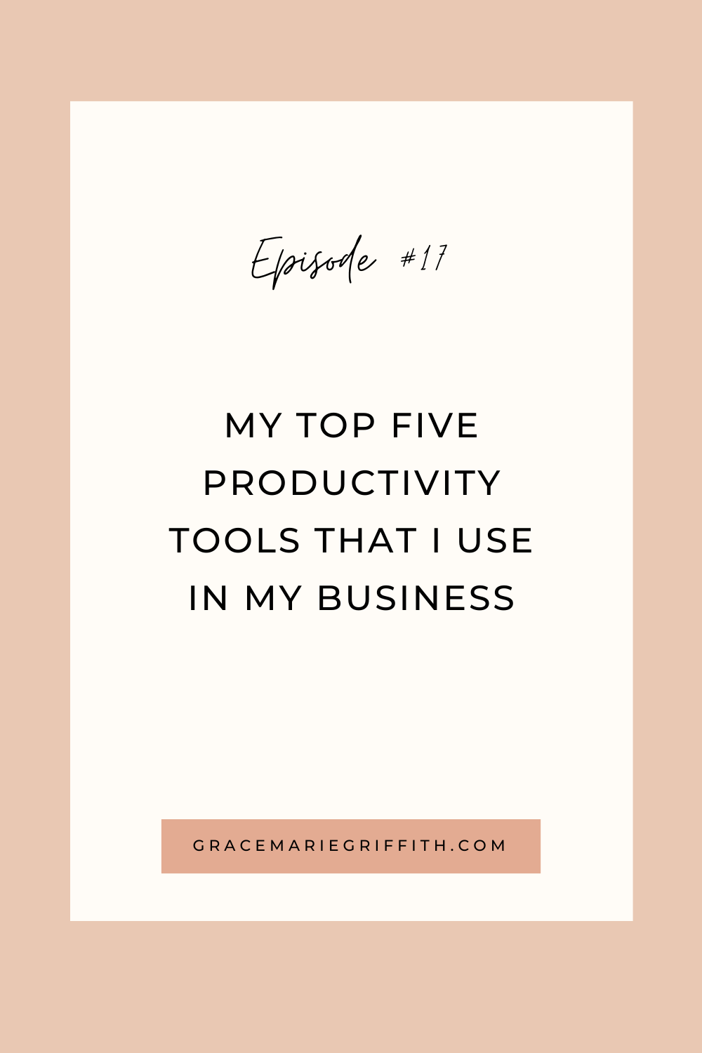 Five productivity tools that I use to create, organize, and store content in my business